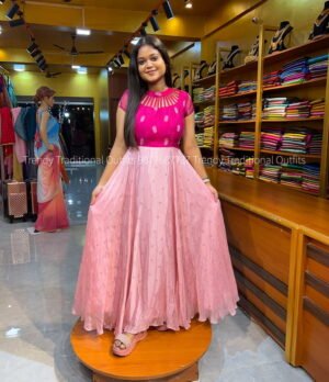 Magenta with Baby pink