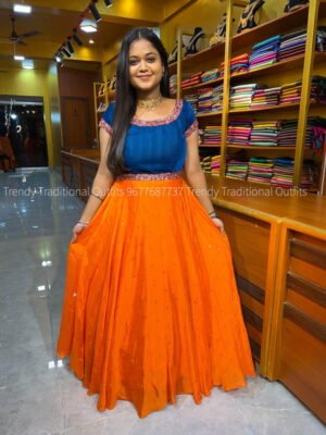 Velvet Peacock with Orange