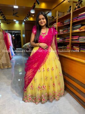 Yellow with Pink