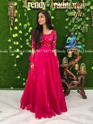 GLASS ORGANZA RANI PINK