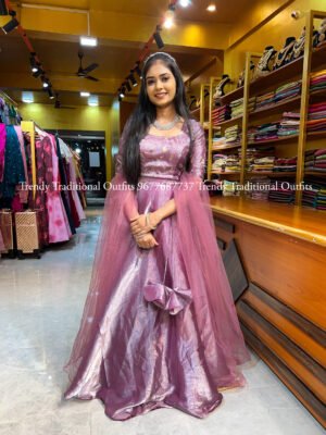 GLASS ORGANZA MAUVE