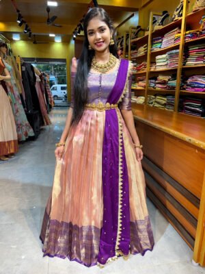 Pink and Purple Gown
