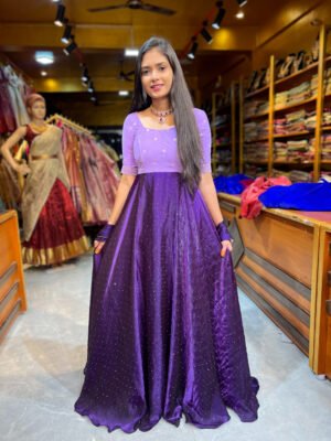 Lavender Velvet with Purple Gown
