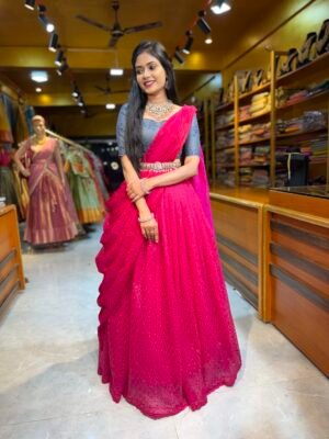 Hot Pink Lehenga